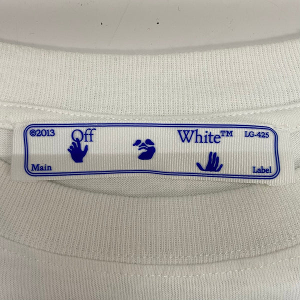 オフホワイト Off-White OMAA038S21JER001 Tシャツ ホワイト XSサイズ 201MT-3983