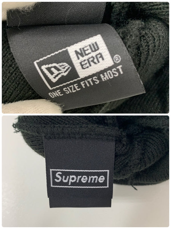 【中古】シュプリーム SUPREME S Logo Beanie 23FW 帽子 メンズ帽子 ニット帽 ロゴ ブラック 201goods-397