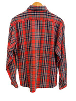 ファイブブラザー FIVE BROTHER 70s 80s ヴィンテージ チェックシャツ US古着 長袖シャツ レッド Lサイズ 101MT-3429