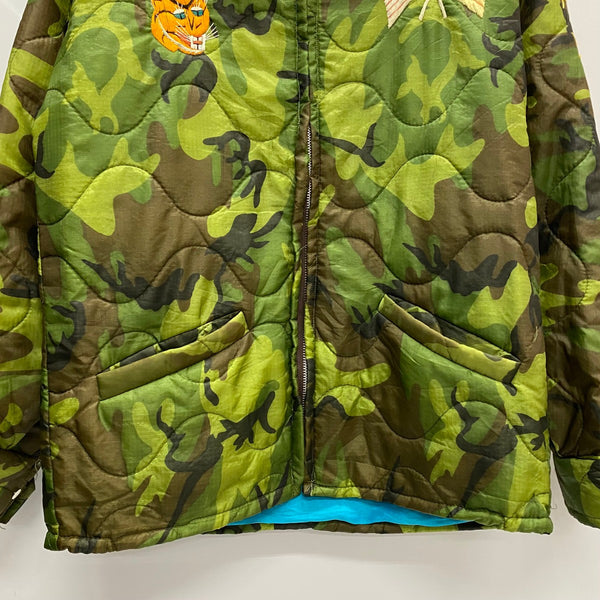 【曜日割引対象外】 ヴィンテージ vintage 70's ベトジャン スーベニアジャケット YKK 迷彩 カモ ジャケット 201MT-3465 VB