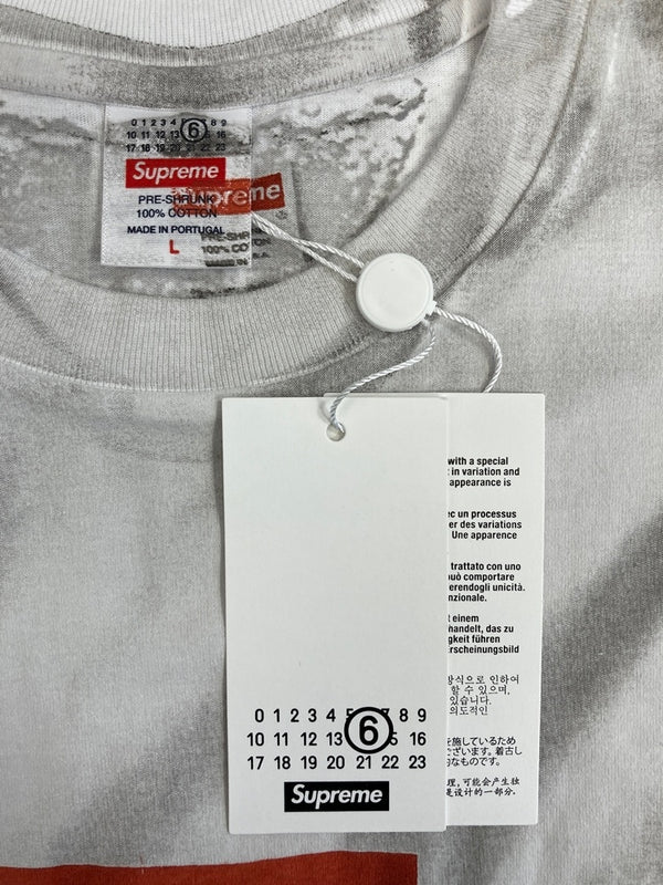 シュプリーム SUPREME MM6 Maison Margiela マルジェラ Box Logo Tee ボックスロゴTシャツ 白   Tシャツ ホワイト Lサイズ 101MT-3896
