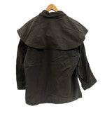 バブアー BARBOUR 90's 90年代 BUCKHOUSE バックハウス ダブルネーム STOCKMAN COAT バブアー ストックマン コート ワックス コットン オイルドジャケット  VINTAGE ヴィンテージ XL 44inch ジャケット ネイビー 101MT-5335