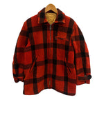 ヴィンテージ vintage 50's～ 50年代～ ウール ハンティングジャケット バッファローチェック ブロックチェック CONMATIC ZIP 38 ジャケット レッド 101MT-5444