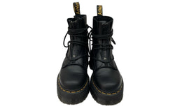 ドクターマーチン Dr.Martens JARRICK II フロントジップ ファスナー レースアップ 厚底 レザー MADE IN VIETNAM ベトナム製 BLACK 黒 AW006 KV09X レディース靴 ブーツ その他 ブラック EU37 104S-920