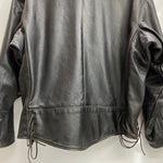 【曜日割引対象外】 バンソン VANSON スウェーデン軍 レザー モーターサイクル USA製 ジャケット ブラック 38サイズ 201MT-3881 VB