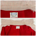 【曜日割引対象外】 ヴィンテージ vintage 50's Pilgrim オープンカラーシャツ 長袖シャツ レッド Mサイズ 201MT-4884 VB