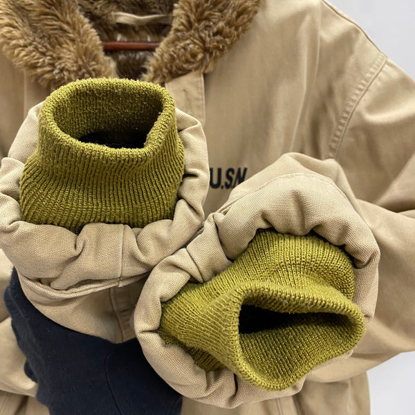 【曜日割引対象外】 ネイビーデパートメント NAVY DEPARTMENT U.S.N N-1 デッキジャケット ジャケット ベージュ 40サイズ 201MT-4520 VB