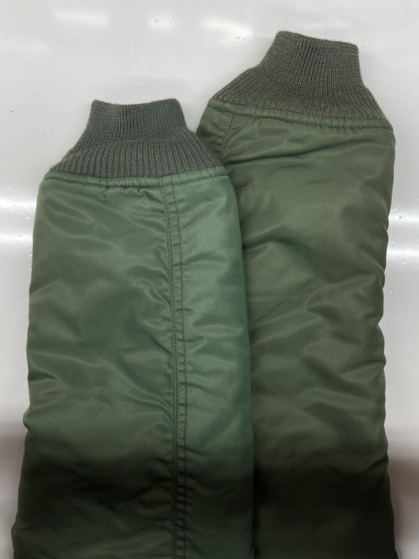 アビレックス AVIREX TOP GUN MA-1 FLIGHT JACKET トップガン フライト ジャケット ボンバー ジップアップ ミリタリー リバーシブル 軍物 アウター 6152164 ジャケット ロゴ カーキ Mサイズ 104MT-1800