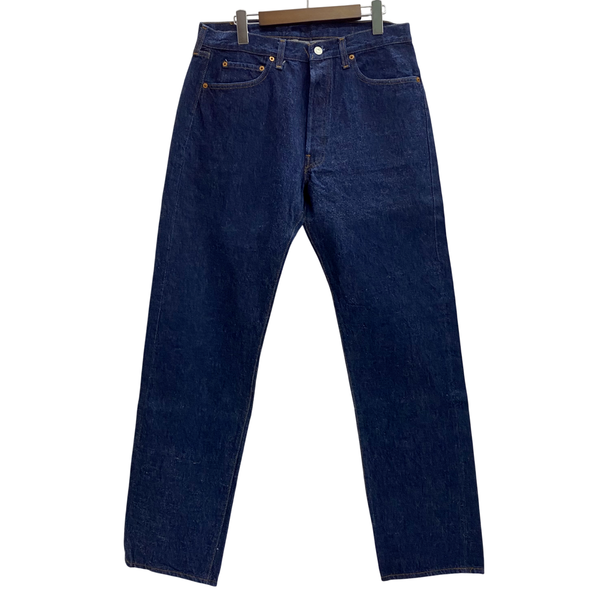 【曜日割引対象外】 リーバイス Levi's 80's 501 赤耳 バレンシア ワンウォッシュモデル 極美品 濃紺 デニム ブルー W35 L36サイズ 201MB-1200 VB