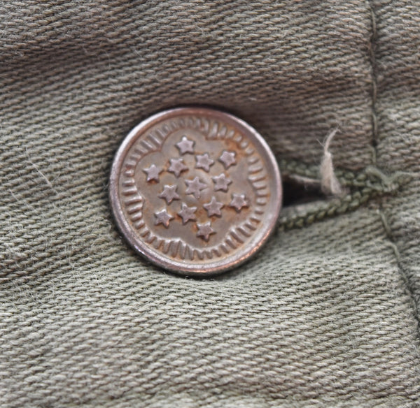 ミリタリー military US ARMY 米軍 アメリカ軍 Good Luck QUALITY FATIGUE 13スターボタン SERVAL ジッパーフライ ベイカーパンツ  ボトムスその他 カーキ 103MB-685