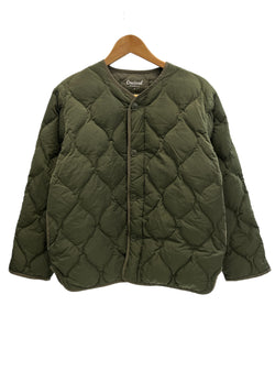 オーシバル ORCIVAL リモンタナイロン ノーカラー キルティングジャケット ダウンジャケット orcival RC-8080 NWB ジャケット カーキ サイズ2 101LT-264