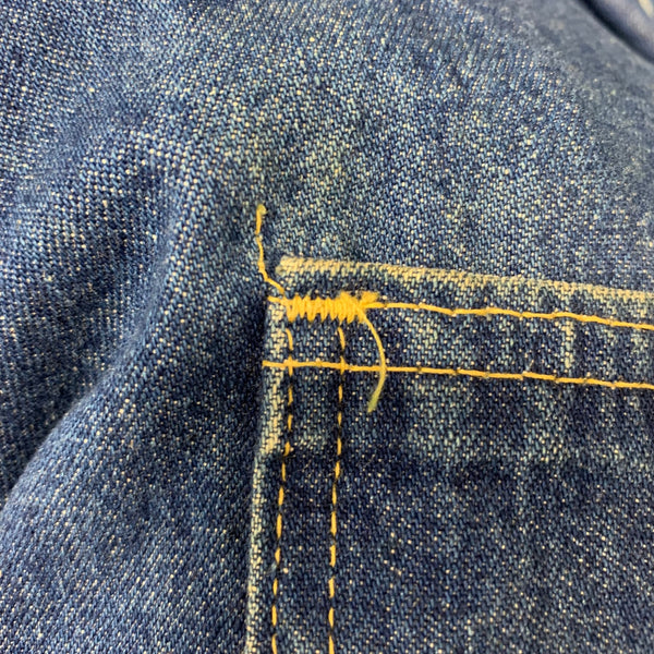 【曜日割引対象外】 ヴィンテージ vintage ~70's エンジニアジャケット ドーナツボタン ジャケット ブルー 201MT-3514 VB