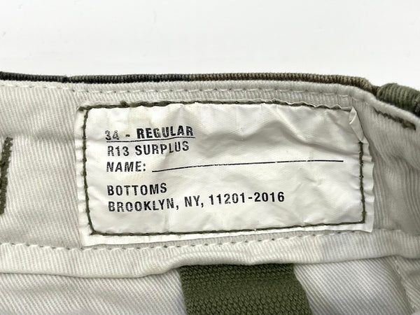 アール サーティーン R13 ペイント カモフラージュ カーゴパンツ R13M1172-15 マルチカラー 34 601MB-4