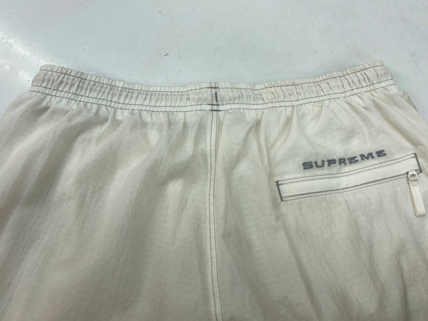 シュプリーム SUPREME 24SS × NIKE ナイキ Ripstop Track Pant リップストップ トラック パンツ 白 ロゴ ボトムスその他 ホワイト Lサイズ 104MB-118