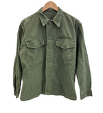 ミリタリー MILITARY 50's～60's 50~60年代 USMC P-58 アメリカ軍海兵隊 P58ユーティリティジャケット OG オリーブグリーン バックサテン VINTAGE ヴィンテージ - ジャケット カーキ 101MT-4744