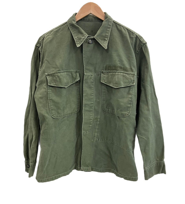 ミリタリー MILITARY 50's～60's 50~60年代 USMC P-58 アメリカ軍海兵隊 P58ユーティリティジャケット OG オリーブグリーン バックサテン VINTAGE ヴィンテージ - ジャケット カーキ 101MT-4744