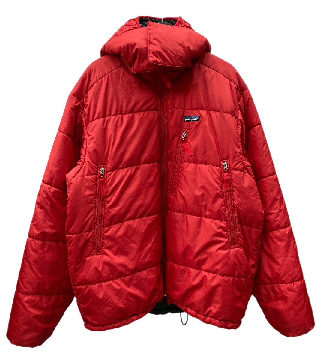 パタゴニア PATAGONIA Puff Jacket パフジャケット ナイロン パフィー ジャケット 中綿 赤 ジャケット ロゴ レッド XLサイズ  104MT-727 | 古着通販のドンドンサガール