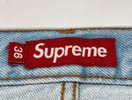 シュプリーム SUPREME 24SS Baggy Jean Washed Indigo バギー ジーンズ ワイド デニム パンツ ロゴ デニム ブルー サイズ 36 104MB-312