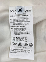 ドルチェ&ガッバーナ Dolce&Gabbana ミニスカート 風車 Aライン タイト 花柄 ふくれ織り ジャカード イタリア製 レーヨン コットン シルク混 SIZE36 F4T30T スカート 総柄 マルチカラー 104LB-33