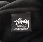 ステューシー STUSSY 8 Ball Fade Hoodie フェード エイト ボール フーディー MADE in GUATEMALA グアテマラ製 ストックロゴ プルオーバー パーカ ブラック Lサイズ 103MT-2988