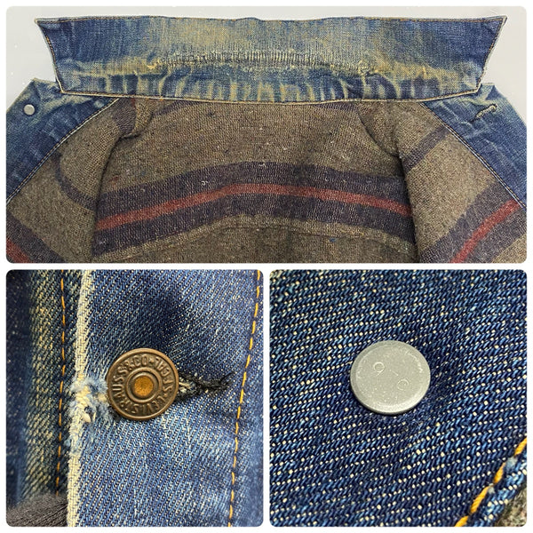 【曜日割引対象外】 リーバイス Levi's 60's 70's 70505 BIG E USA製 ブランケットライナー ジャケット ブルー 201MT-4341 VB
