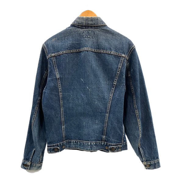 リーバイス Levi's 70's 70年代 71205 BIGE ロング丈 ボタン裏524刻印 ケアタグ デニムジャケット Gジャン 4th トラッカージャケット VINTAGE ヴィンテージ MADE IN USA アメリカ製 ジャケット ブルー 101MT-5397