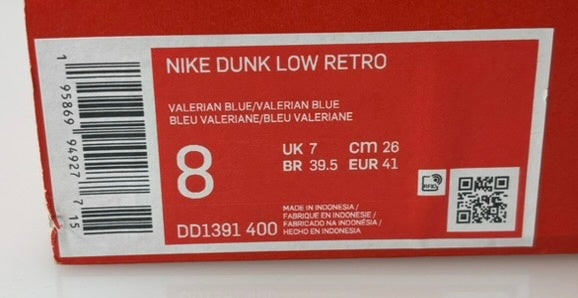 ナイキ NIKE ダンク ロー "バレリアンブルー" Dunk Low "Valerian Blue" DD1391-400  メンズ靴 スニーカー ネイビー 26cmサイズ 201-shoes1012