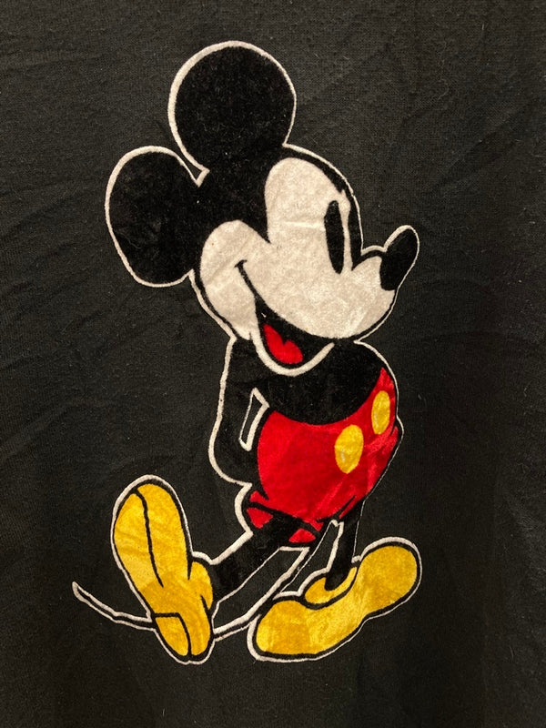 ヴィンテージ vintage 80s Disney ディズニー Mickey ミッキー  US古着 黒 XL スウェット ブラック LLサイズ 101MT-3131