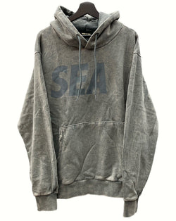 ウィンダンシー WIND AND SEA SEA SULFER HOODIE シー サルファー フーディー プルオーバー パーカー プリント  チャコール 灰色 WDS-O-SIG-24-Q1-CS-01 パーカ ロゴ グレー Lサイズ 104MT-582