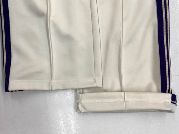 ニードルス Needles Poly Smooth Track Pant ポリー スムース トラック パンツ サイドライン 蝶 ジップポケット ジャージ 白 刺繍 MR286 ボトムスその他 ホワイト Mサイズ 104MB-194