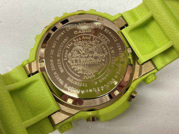 ジーショック G-SHOCK CASIO カシオ FROGMAN フロッグマン 雨蛙 耐衝撃構造 20気圧防水 2422 緑 GW-200F メンズ腕時計グリーン 104T-15