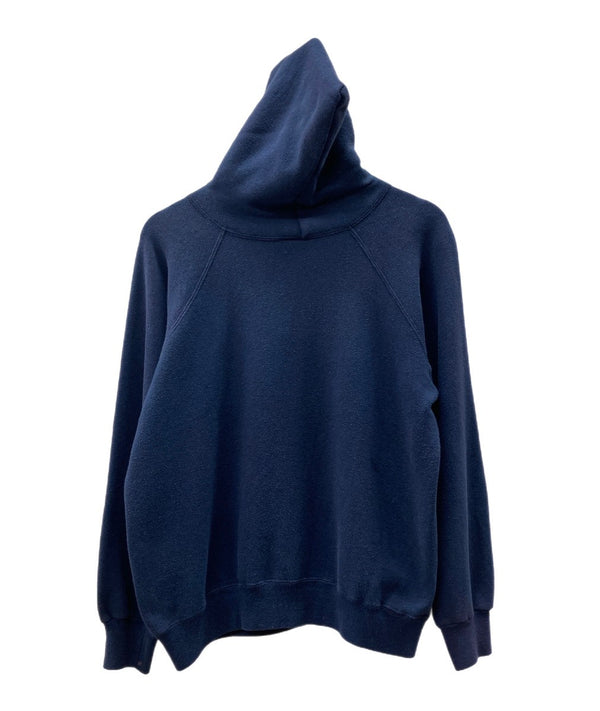 チャンピオン Champion 70s 70年代 バータグ 4段 ラグラン 脇下ガゼット カレッジ USA製 ナス紺  パーカ プリント ネイビー Lサイズ 104MT-1769