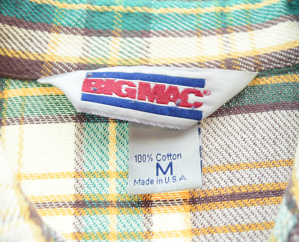 ビッグマック BIG MAC  80s ヘビーネルシャツ チェックシャツ 長袖シャツ マルチカラー Mサイズ 103MT-3529