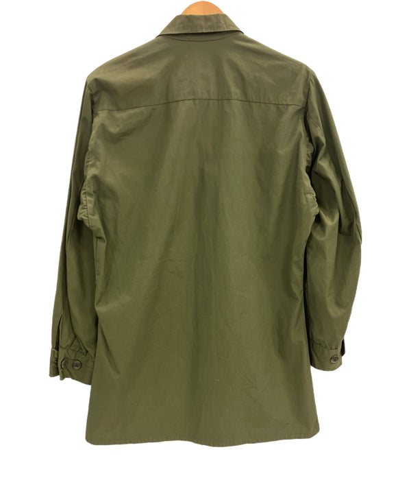 ミリタリー Military 60's 60年代 US ARMY Jungle Fatigue JACKET ジャングルファティーグ ジャケット 3rd ノンリップ Vintage ヴィンテージ DSA-100-67-C-0158 SMALL-LONG ジャケット カーキ Sサイズ 101MT-4366