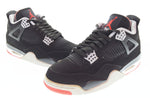 ナイキ NIKE Air Jordan 4 Retro Bredエアジョーダン4 レトロ ブレッド スニーカー 308497-060 メンズ靴 スニーカー ブラック 27.5cm 103S-1193