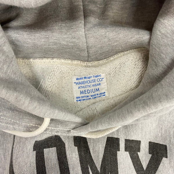 【曜日割引対象外】 ウエアハウス WAREHOUSE リバースウィーブ セットイン パーカー 裏起毛 スウェット Lot484 パーカ グレー Mサイズ 201MT-4601 VB