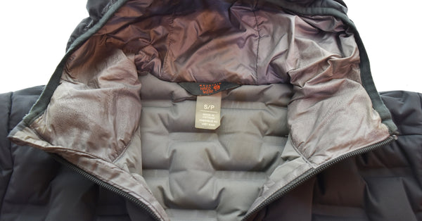 マウンテンハードウェア ‎Mountain Hardwear DS Stretchdown Hooded Jacket  ライト ダウン ジャケット HZA2017CSC-0015 グレー Sサイズ 103MT-3527