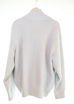 シュタイン stein  OVERSIZED DRIVERS KNIT ZIP JACKET ニットジャケット ST696 セーター グレー Mサイズ 103MT-3294