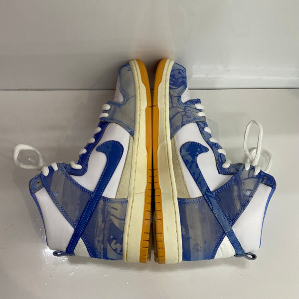 ナイキ NIKE SB ダンク×カーペットカンパニー  ハイ ロイヤルパルス Carpet Company × Nike SB Dunk High Royal Pulse コラボ CV1677-100  メンズ靴 スニーカー ブルー 27cmサイズ 201-shoes1285