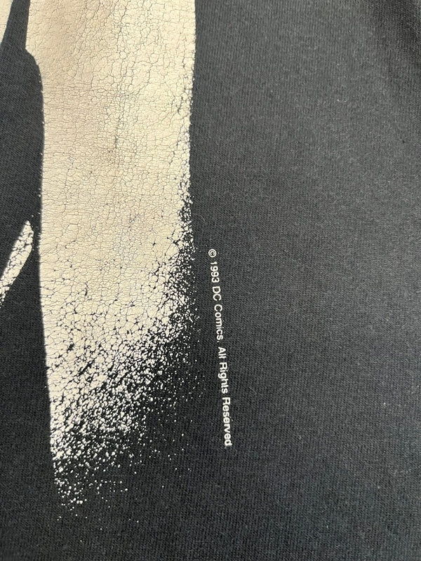 ヴィンテージ vintage 90s ©1993 DC COMIC DCコミック the sandman death サンドマン デス アメコミ キャラT US古着 XL Tシャツ ブラック LLサイズ 101MT-4663