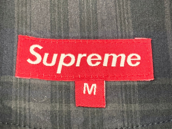 シュプリーム SUPREME OLD USA製 チェック スイングトップ ジップアップ ジャケット 紺 ジャケット チェック ネイビー Mサイズ 104MT-1728