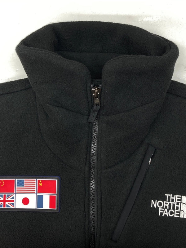 ザノースフェイス THE NORTH FACE Trans Antarctica Fleece Jacket トランス アンタークティカ フリース ジャケット ジップアップ アウトドア 黒 NA72235 ジャケット ロゴ ブラック Mサイズ 104MT-1413