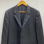 コムデギャルソンオムドゥ COMME des GARCONS HOMME DEUX 3B テーラードジャケット ストライプ DR-J015 ジャケット ブラック Lサイズ 201MT-3903