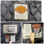 【曜日割引対象外】 ハーレーダビッドソン HARLEY-DAVIDSON シングル ライダースジャケット ジャケット ブラック 38サイズ 201MT-4500 VB