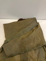 バブアー BARBOUR 90's 90年代 3ワラント BEAUFORT ビューフォート ワックス コットン オイルドジャケット ハーフコート VINTAGE ヴィンテージ A150 C46 ジャケット カーキ 101MT-5239