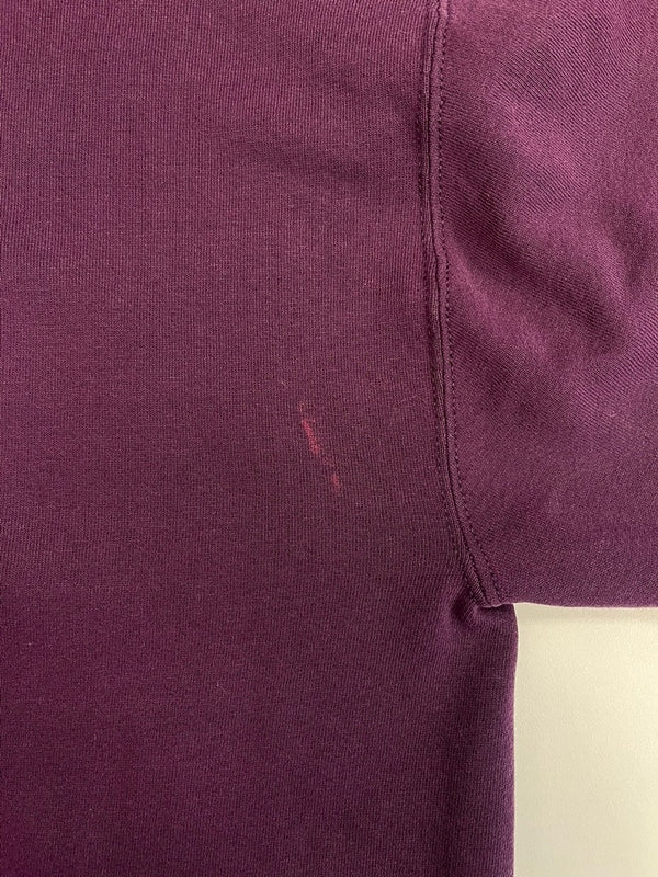 ラッセルアスレチック RUSSELL ATHLETIC 90’s 90年代 トリコ刺繍タグ 無地 前V ヴィンテージ vintage USA製 アメリカ製 XL スウェット パープル LLサイズ 101MT-4493
