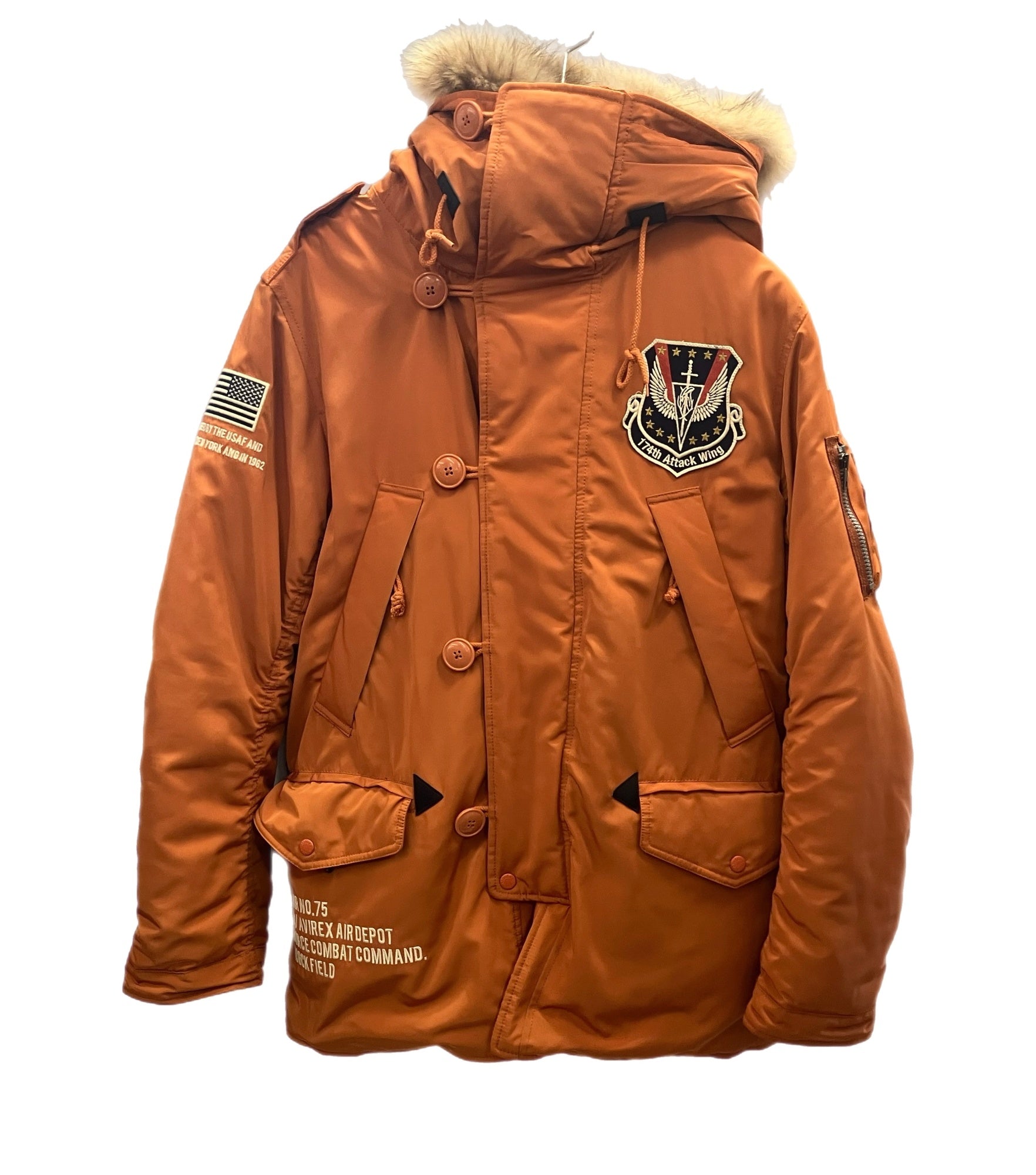 AVIREX AIR NATIONALGUARD フライトジャケットNYANG AVIREX AIR NATIONALGUARD フライトジャケットNYANG