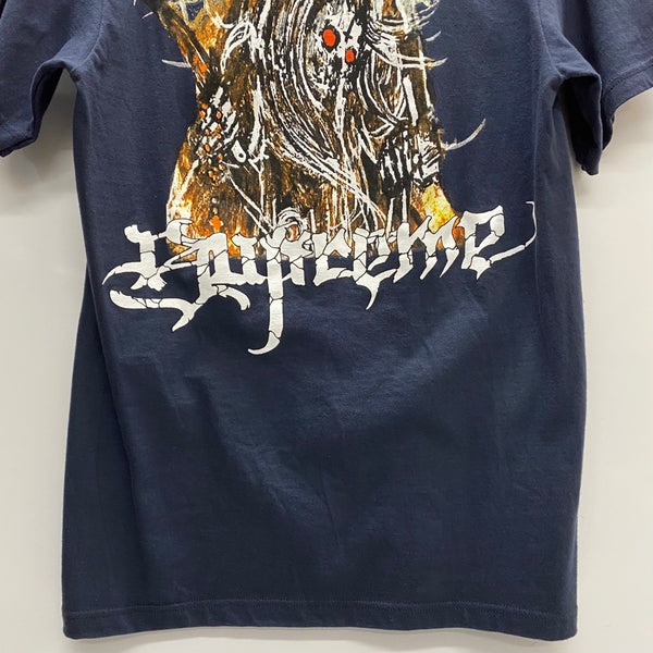 シュプリーム SUPREME 24AW Satan Tee Tシャツ ネイビー Sサイズ 201MT-4812