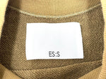エス ES:S CUT-OFF SLEEVE SWEAT SHIRT カットオフ スウェット シャツ 24SSW-CUCUK-1008 ブラウン M 601LT-13