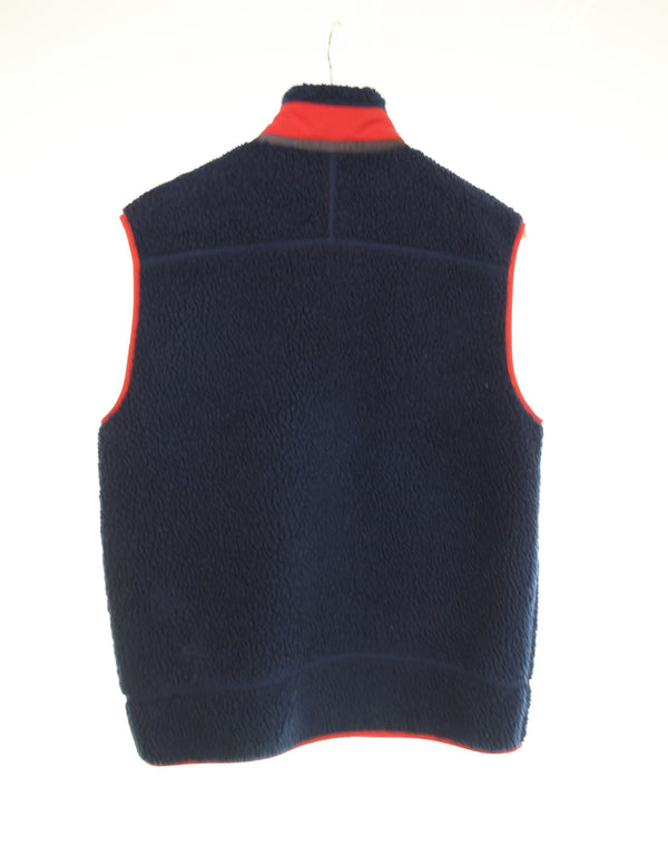 パタゴニア PATAGONIA 17AW CLASSIC RETRO-X VEST クラシック レトロ X ボア フリース ベスト 23048 ベスト ネイビー Mサイズ 103MT-2920